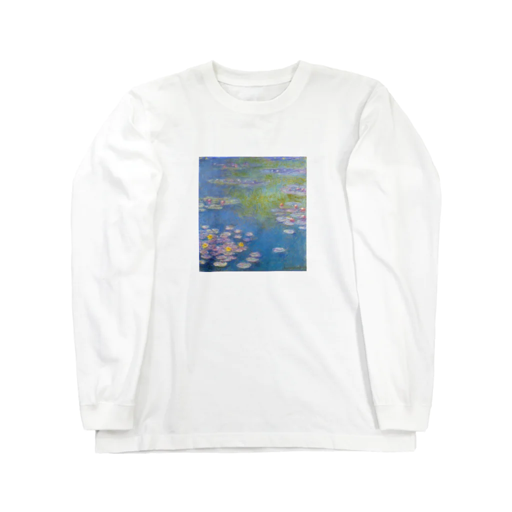 Art Baseのクロード・モネ / 1908 / Water Lilies / Claude Monet Long Sleeve T-Shirt