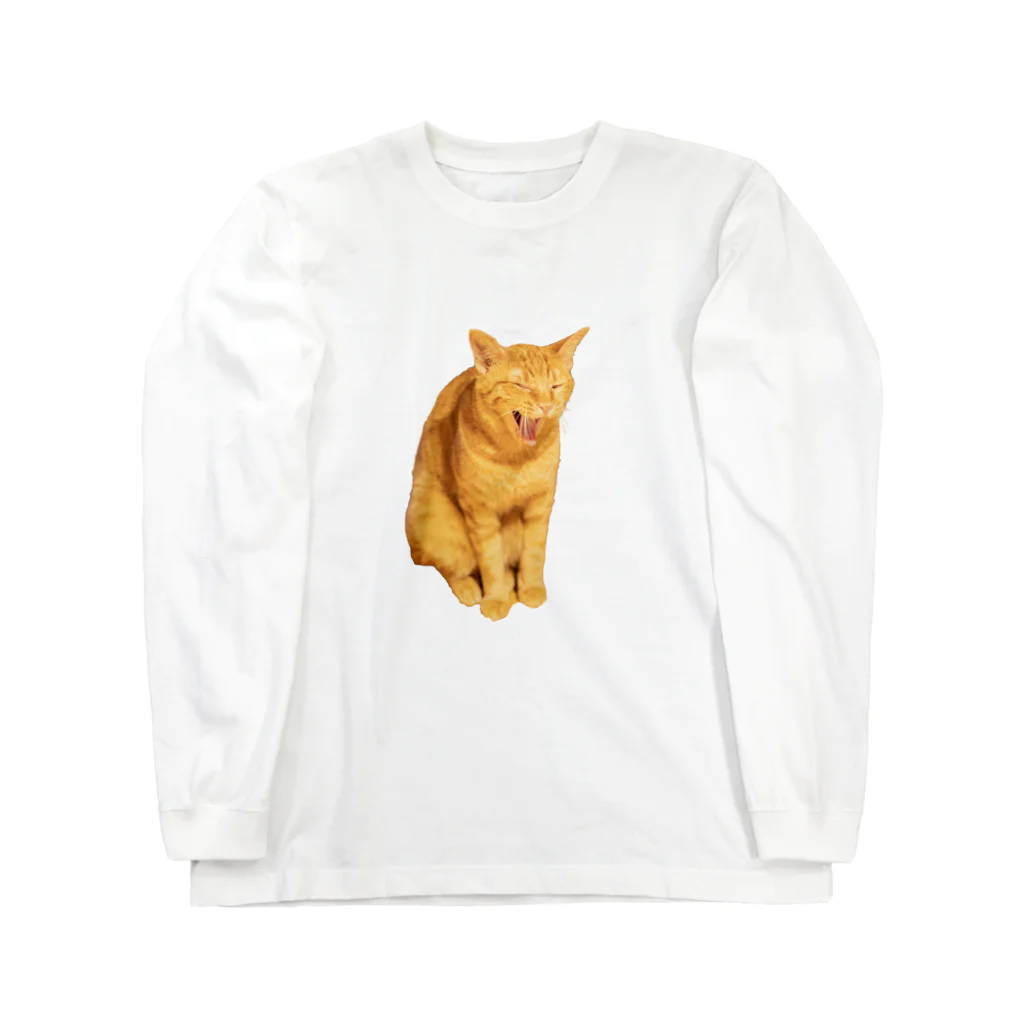 OKPの【はなまる】あくび Long Sleeve T-Shirt