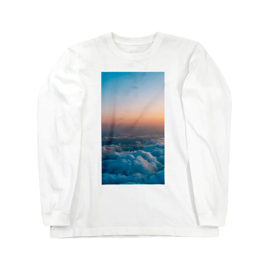 ｻﾝｼｮｸ.の雲の上 ロングスリーブTシャツ