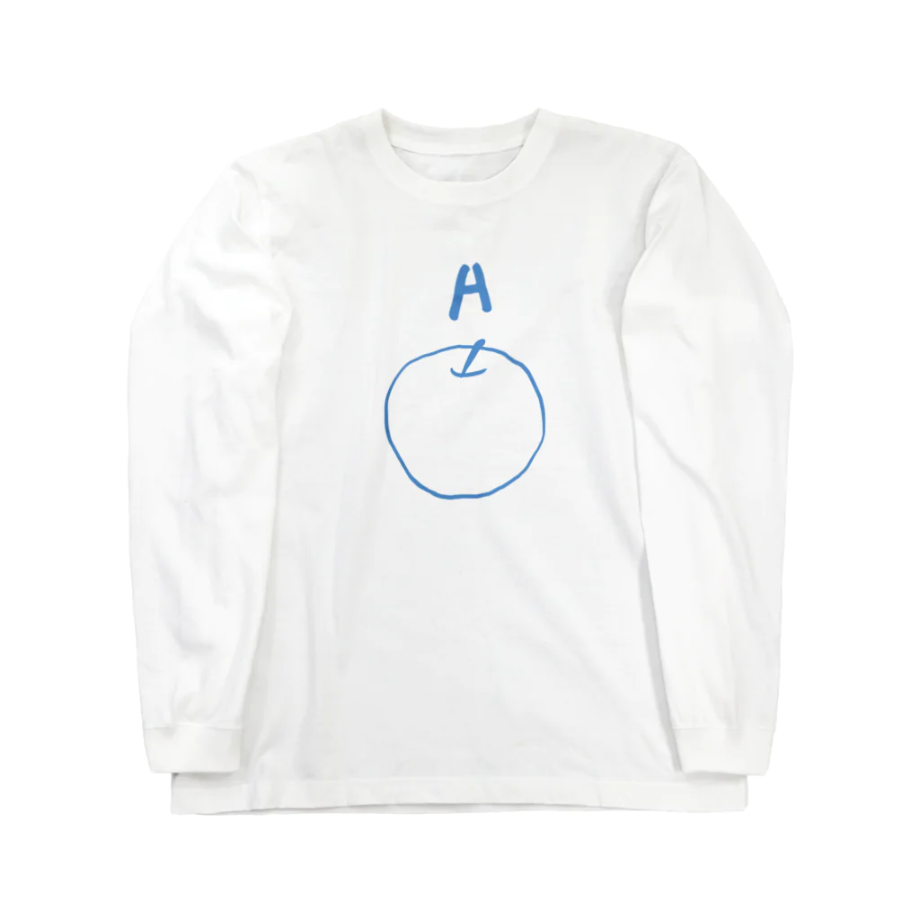 ミュータントモエの[A]APPLE Long Sleeve T-Shirt