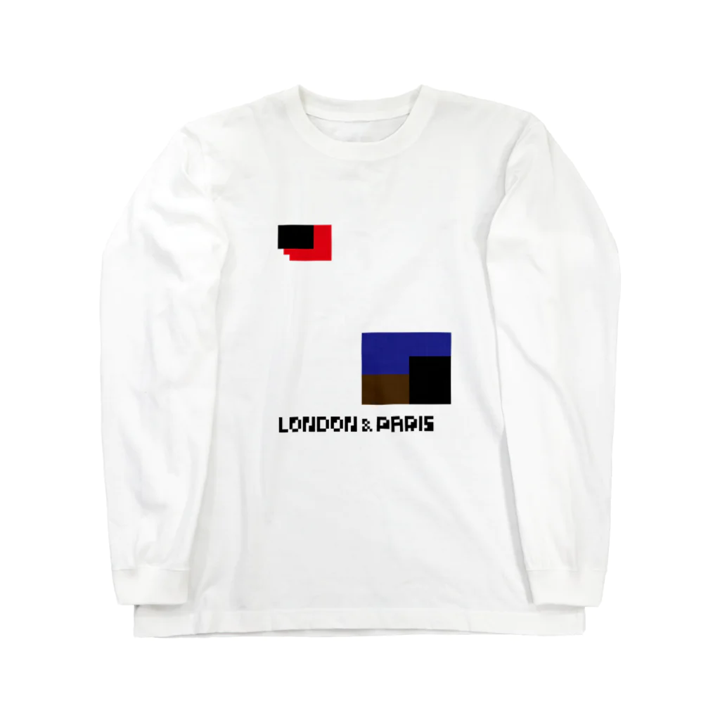 JIUKOのLONPARI 8BITS 「GEEEEO」 Long Sleeve T-Shirt