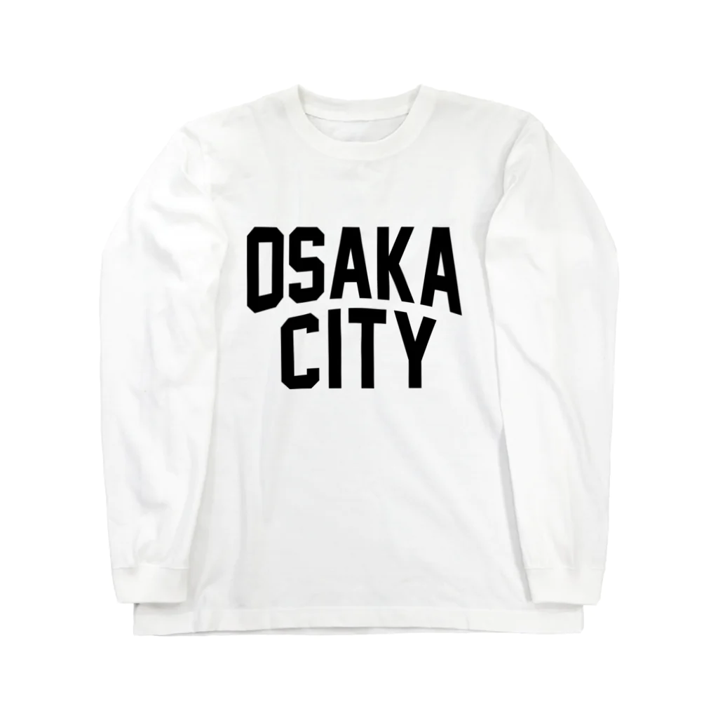 JIMOTO Wear Local Japanの大阪 OSAKA CITY アイテム ロングスリーブTシャツ