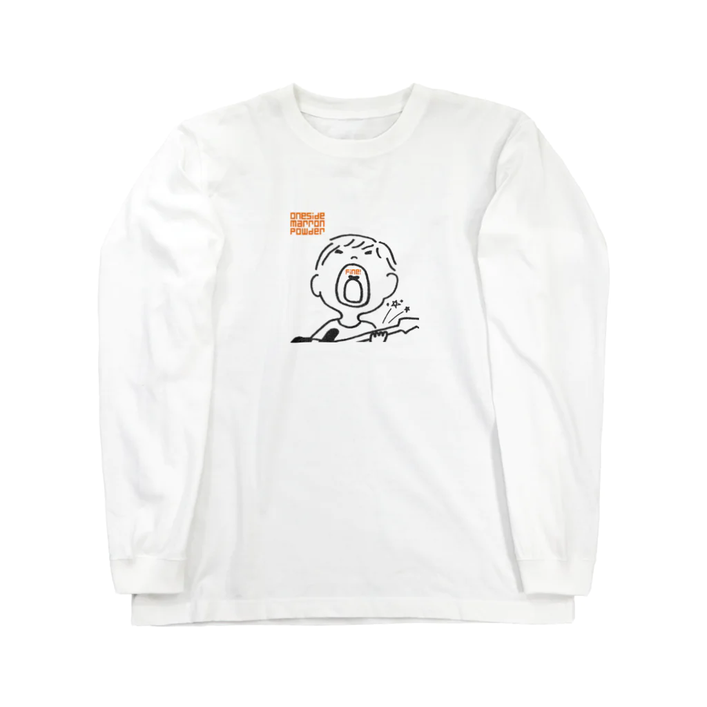 katakurikoオンラインショップの『Fine!』背景透過 Long Sleeve T-Shirt