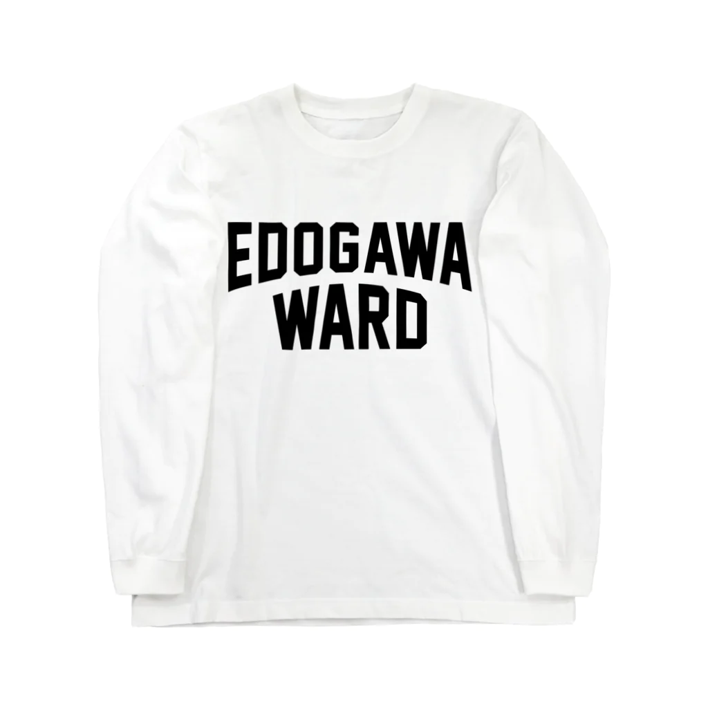JIMOTOE Wear Local Japanの 江戸川区 EDOGAWA WARD ロングスリーブTシャツ