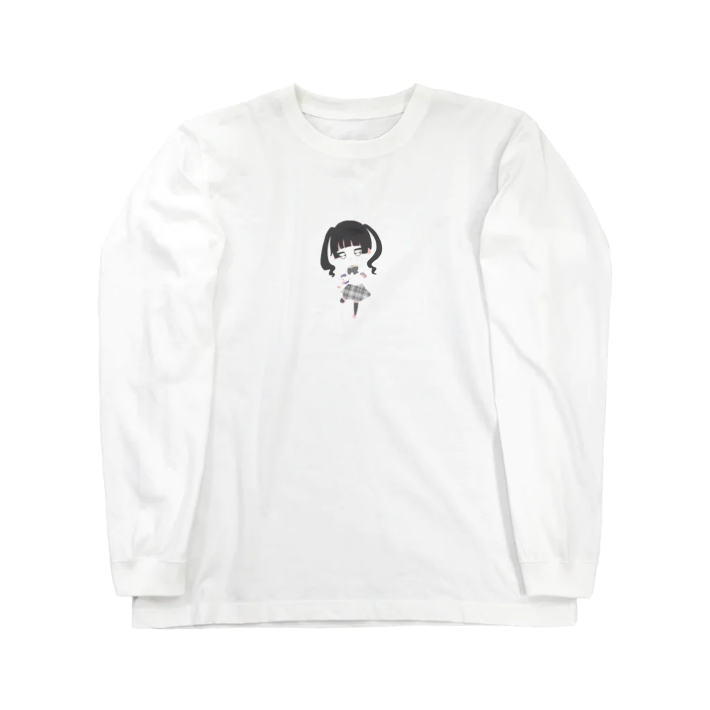 Ugachisa___000の量産型ノメンヘラちゃん×× ロングスリーブTシャツ