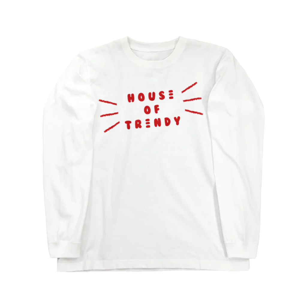 HOUSE OF TRENDYの"HOUSE OF TRENDY" Long Sleeve T-Shirt