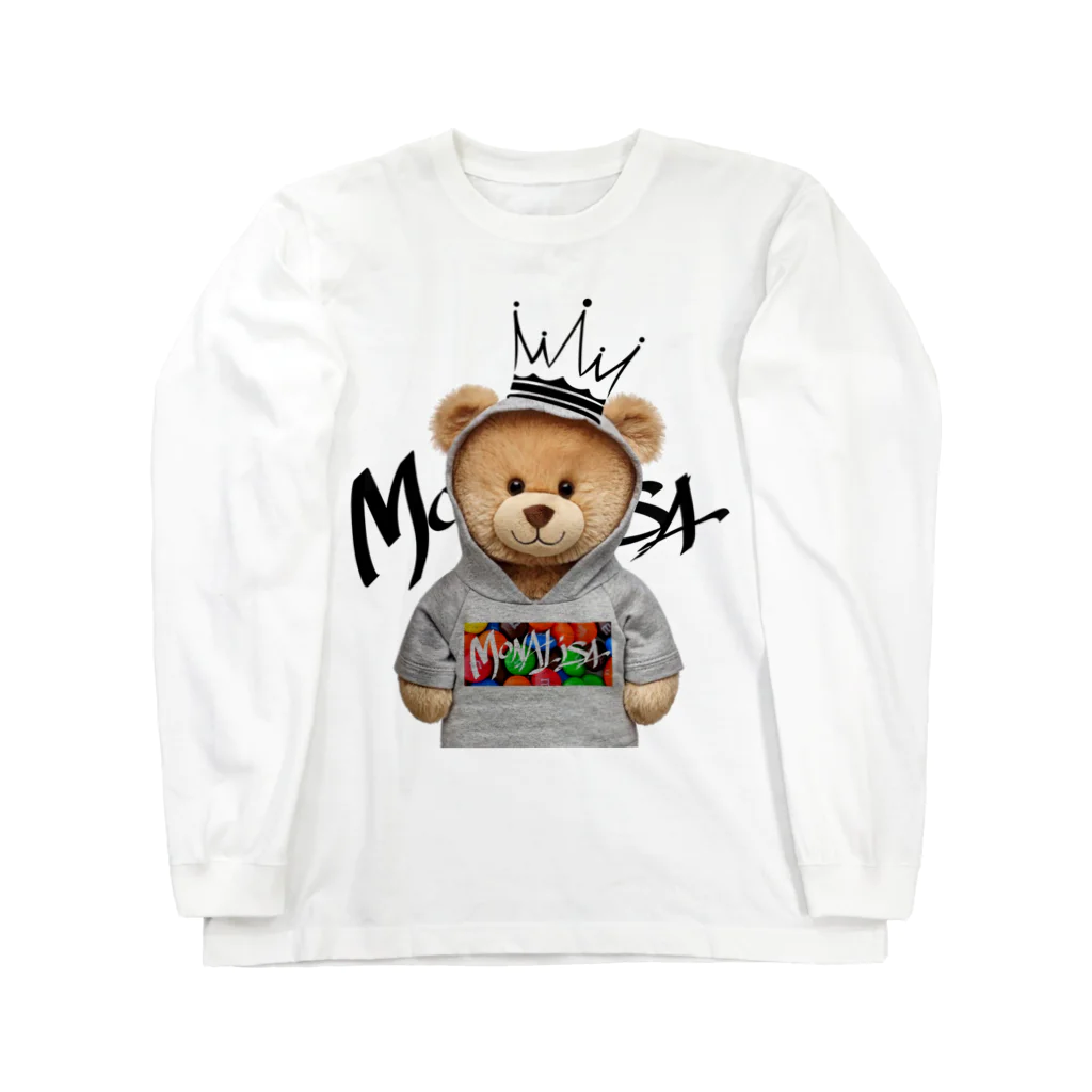 Elvis-MersonのMONALISA ✖️ BEAR Long Sleeve T-Shirt