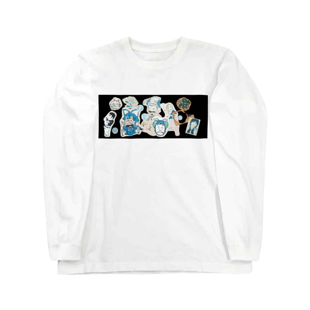 マハルキタのシールベタベタサンダル Long Sleeve T-Shirt