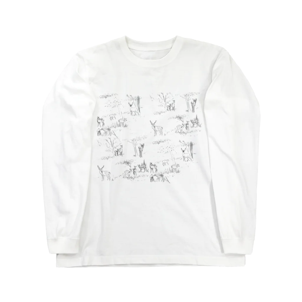 KAERUCAFE SHOPの子鹿 Long Sleeve T-Shirt