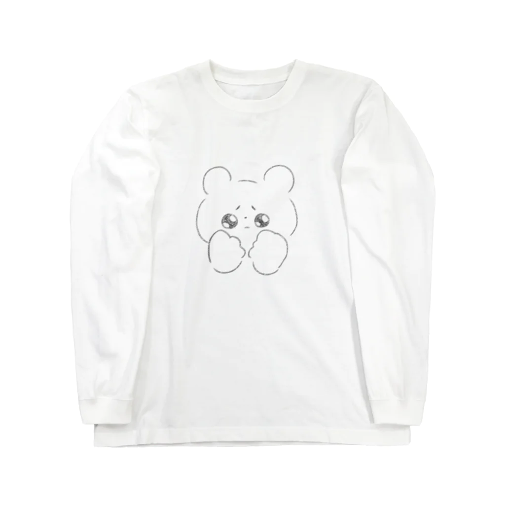 バミファビュはおにぎりのぴえんくま Long Sleeve T-Shirt