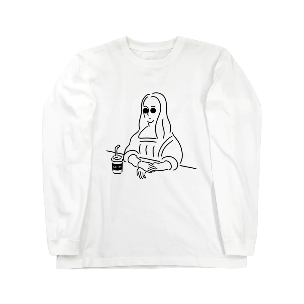 Aliviostaのモナリザ イラスト Long Sleeve T-Shirt