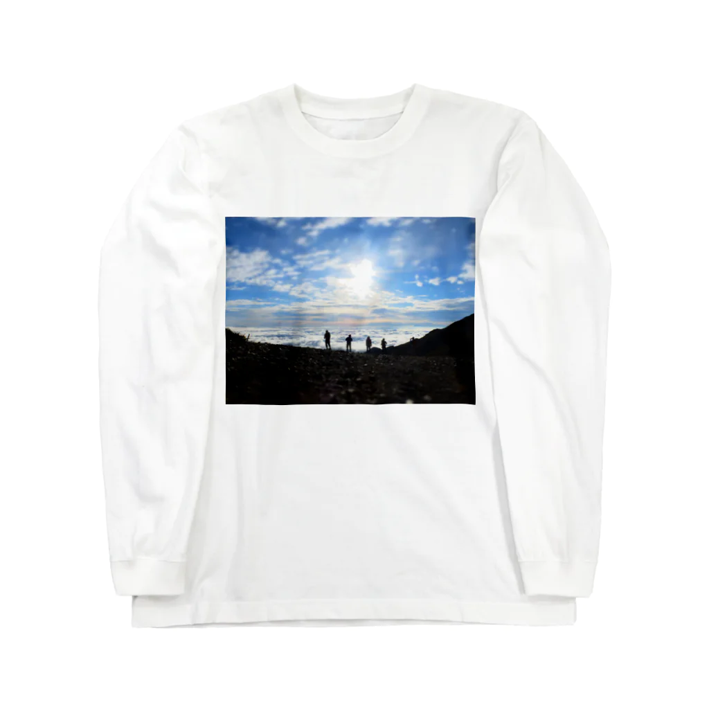 山　生活の常念乗越 Long Sleeve T-Shirt