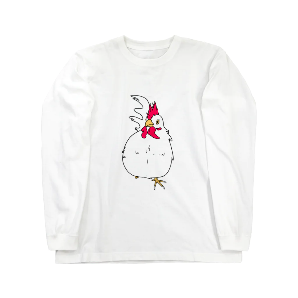 ドリのかわいい鳥類！！ Long Sleeve T-Shirt