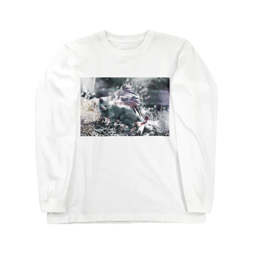 くるとん@物販用のくるとんオリジナルI.「翼の生えたネコ」 Long Sleeve T-Shirt