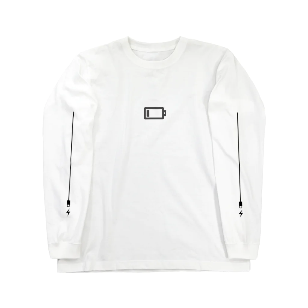 NYC STANDARDのスマホの充電中に出るアレ Long Sleeve T-Shirt