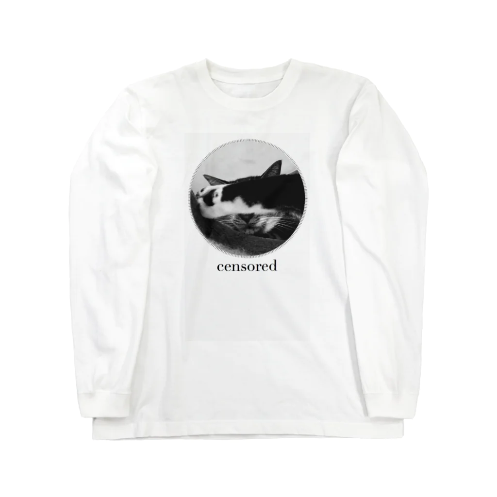 Y.Koyamaのその猫、凶暴につき ロングスリーブTシャツ