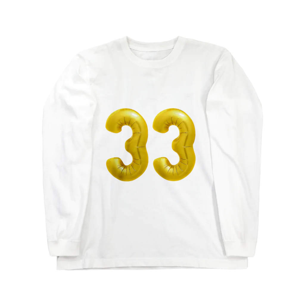 amechanの背番号33 Long Sleeve T-Shirt