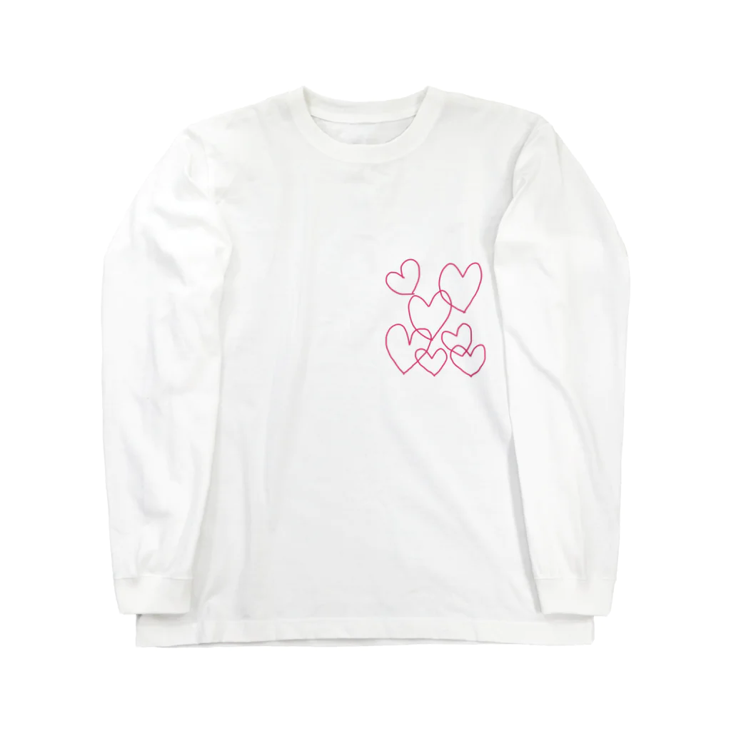 ☆ららくらら☆のHeart ロングスリーブTシャツ