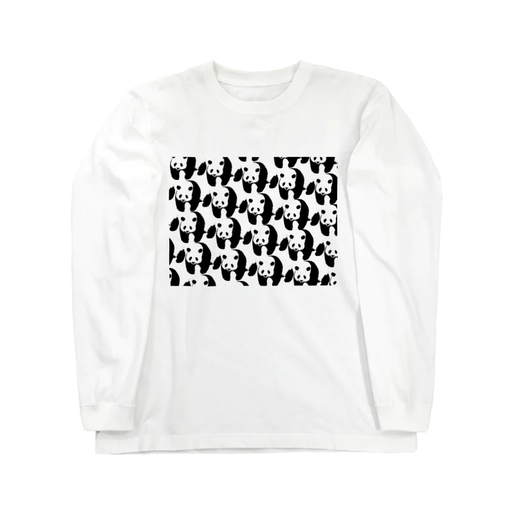 PANDA panda LIFE***のぞろぞろパンダ Long Sleeve T-Shirt