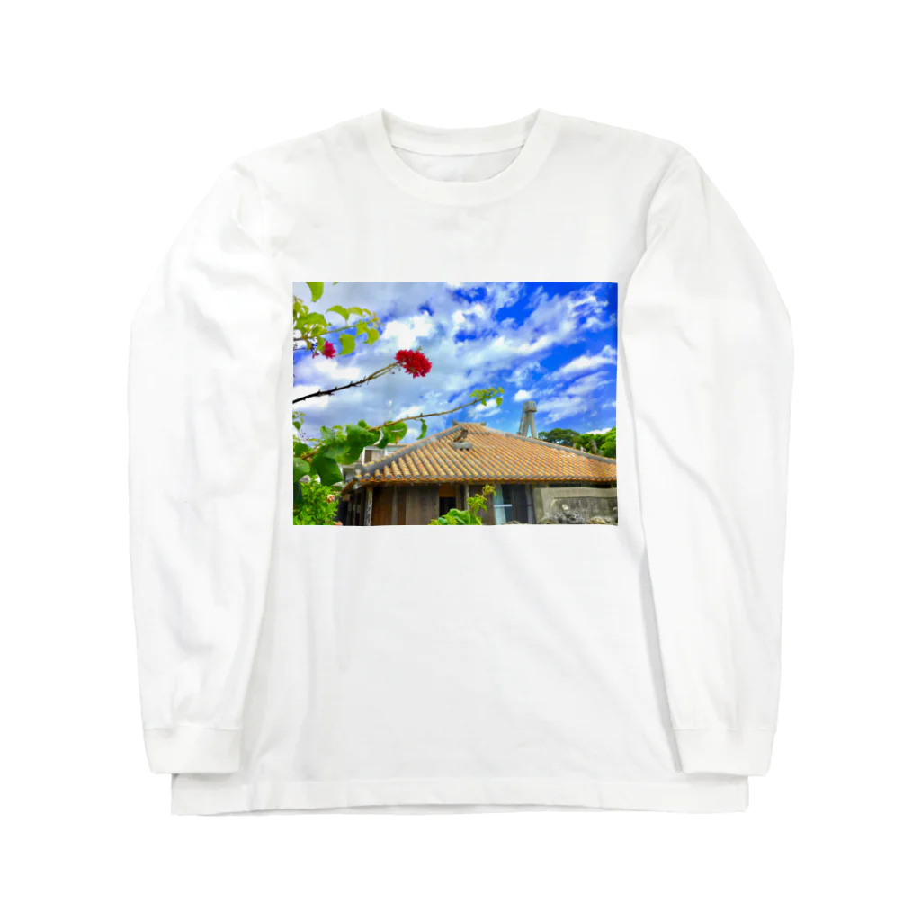 mizuphoto galleryの竹富島の心 ロングスリーブTシャツ