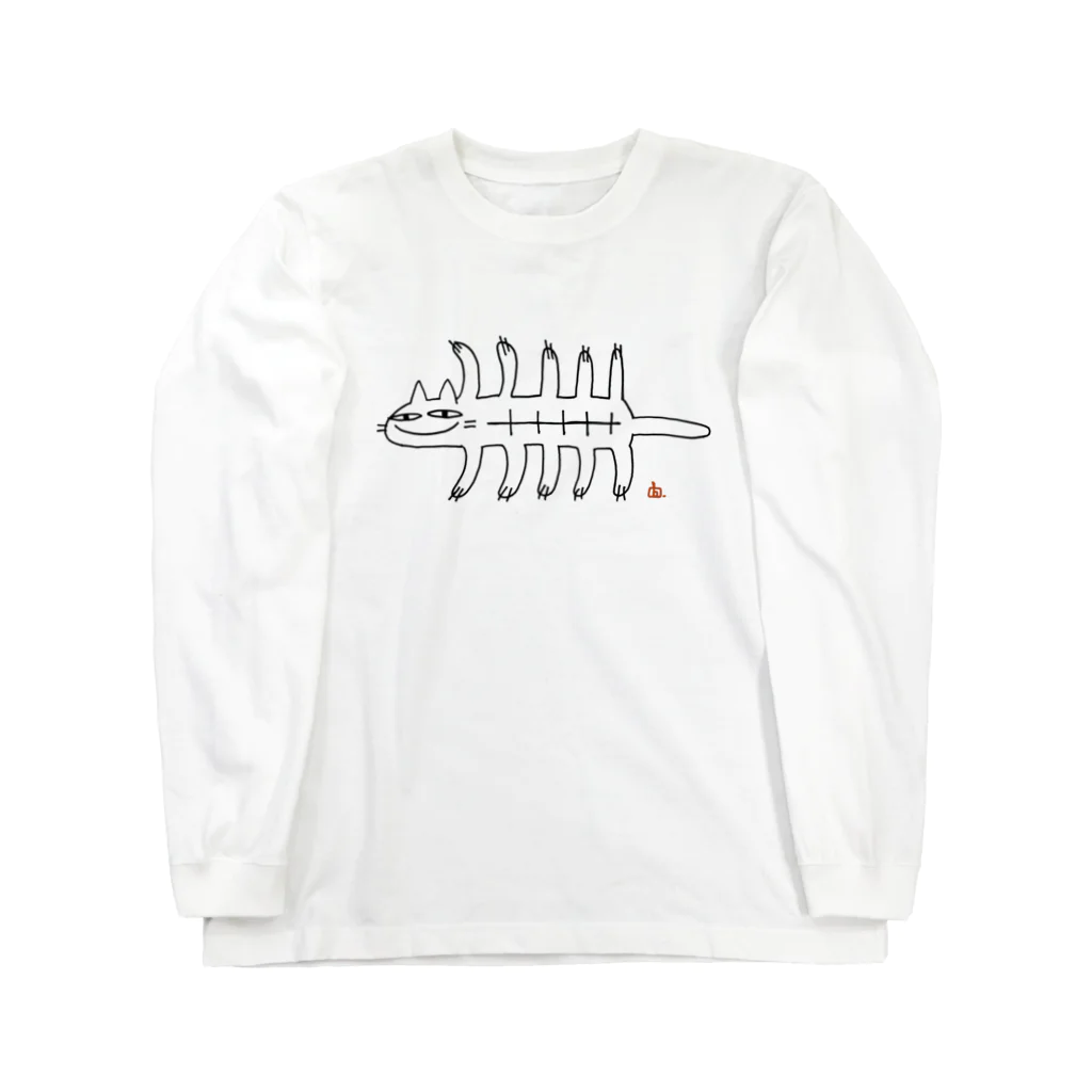 黒箱のねこのひらき Long Sleeve T-Shirt