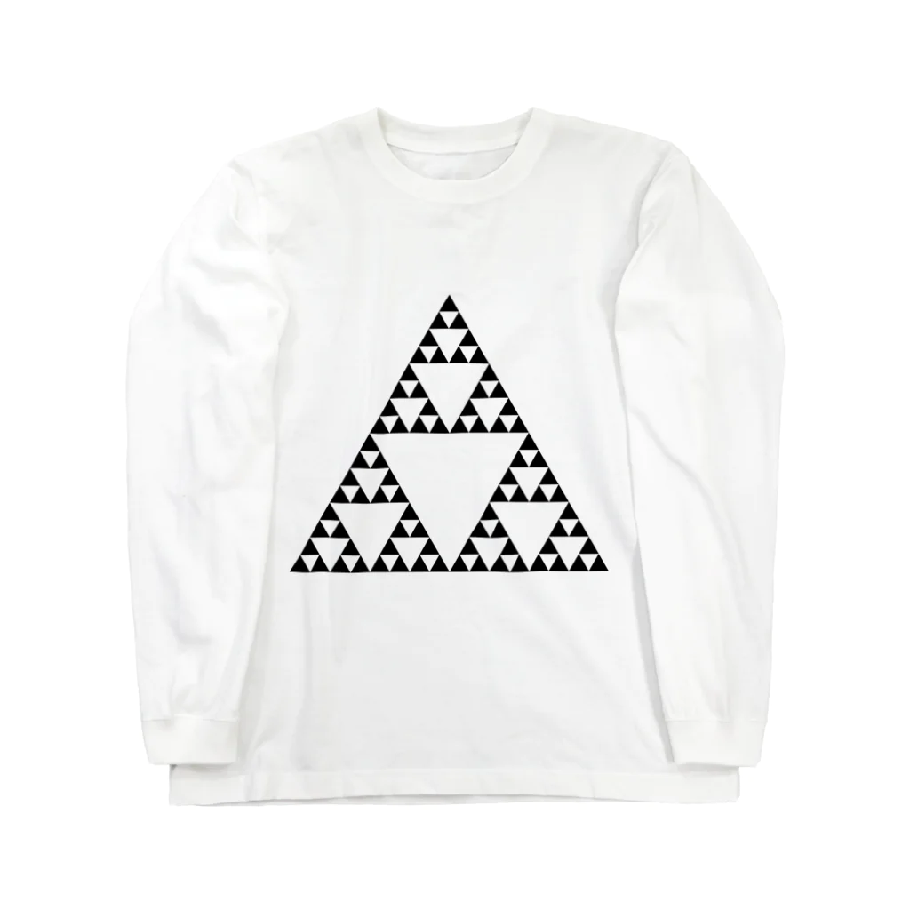 FRACTAL / フラクタルのFractal Sierpinski Triangle Long Sleeve T-Shirt