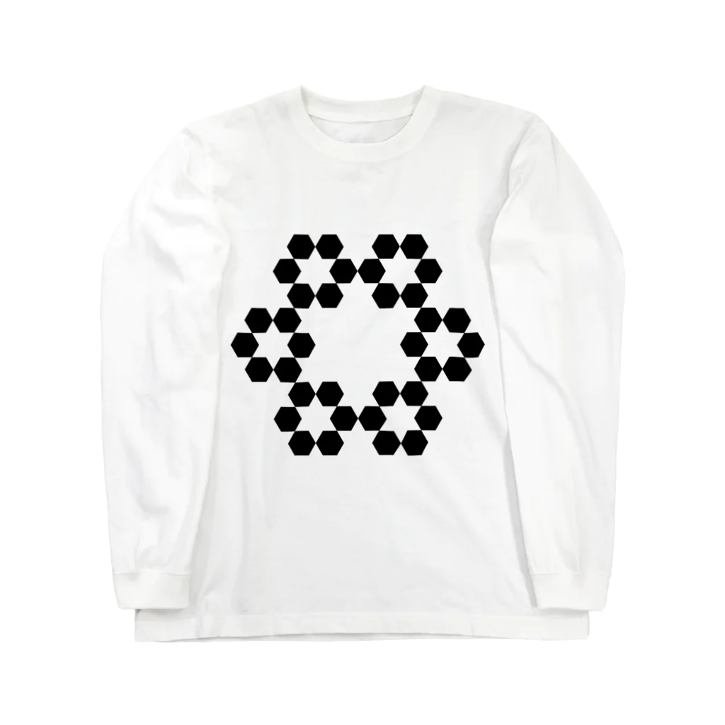 FRACTAL / フラクタルのFractal Cantor Snowflake Long Sleeve T-Shirt