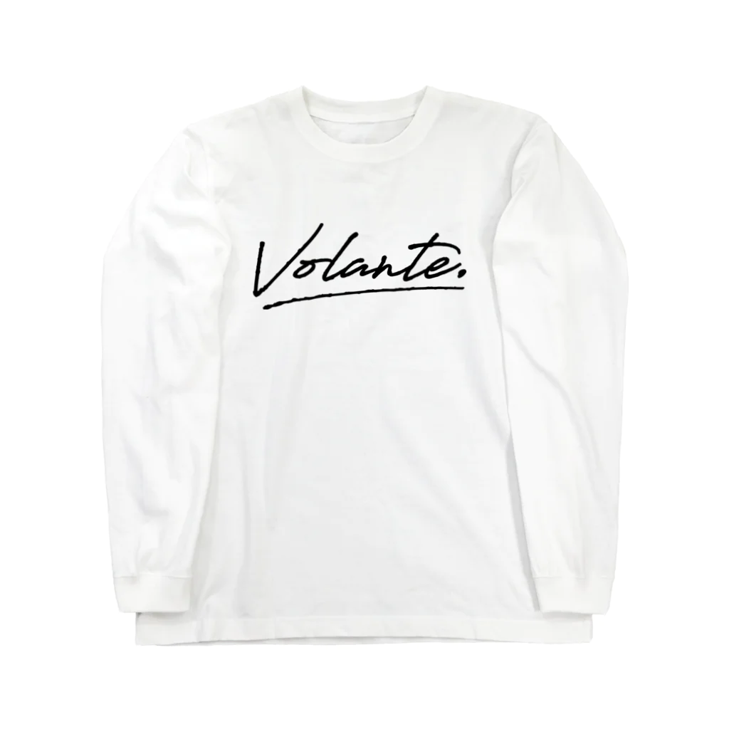 Volante., Inc.のボランチロゴ（ブラック） ロングスリーブTシャツ