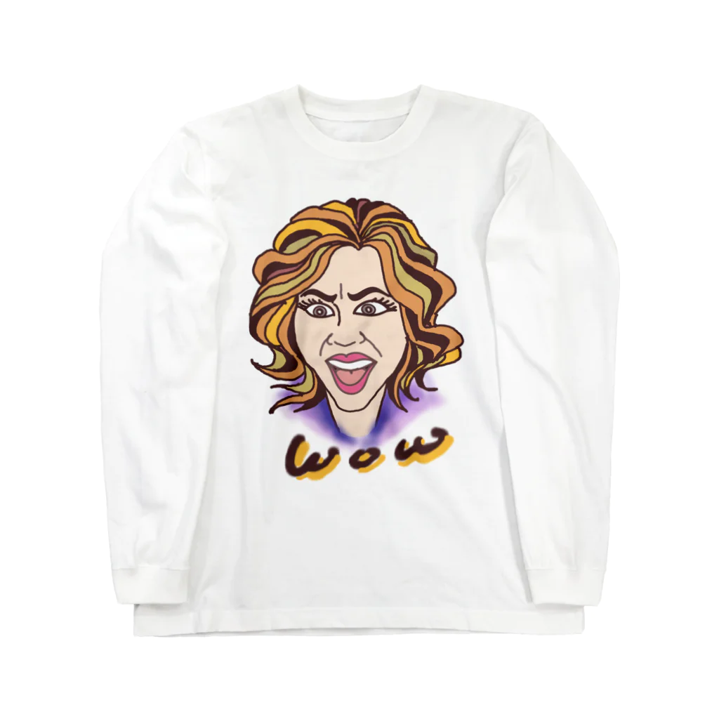 エムエヌのWOW Long Sleeve T-Shirt