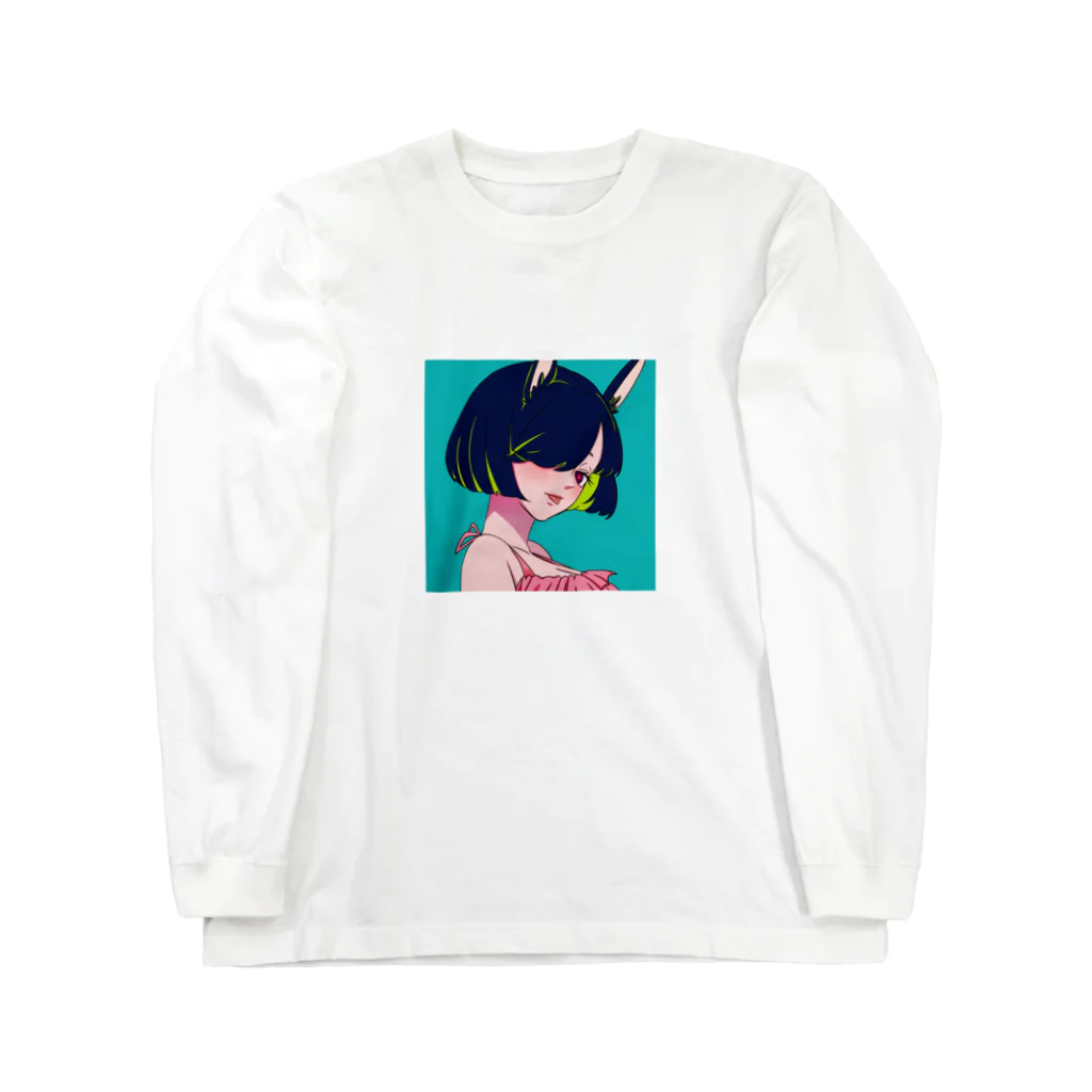 綾兵衛のうさみみちゃん(袖デザイン無し) Long Sleeve T-Shirt