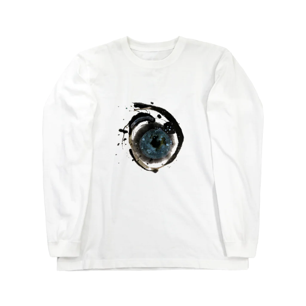 WAMI ARTのア(宇宙)ヲシテ文字 Long Sleeve T-Shirt