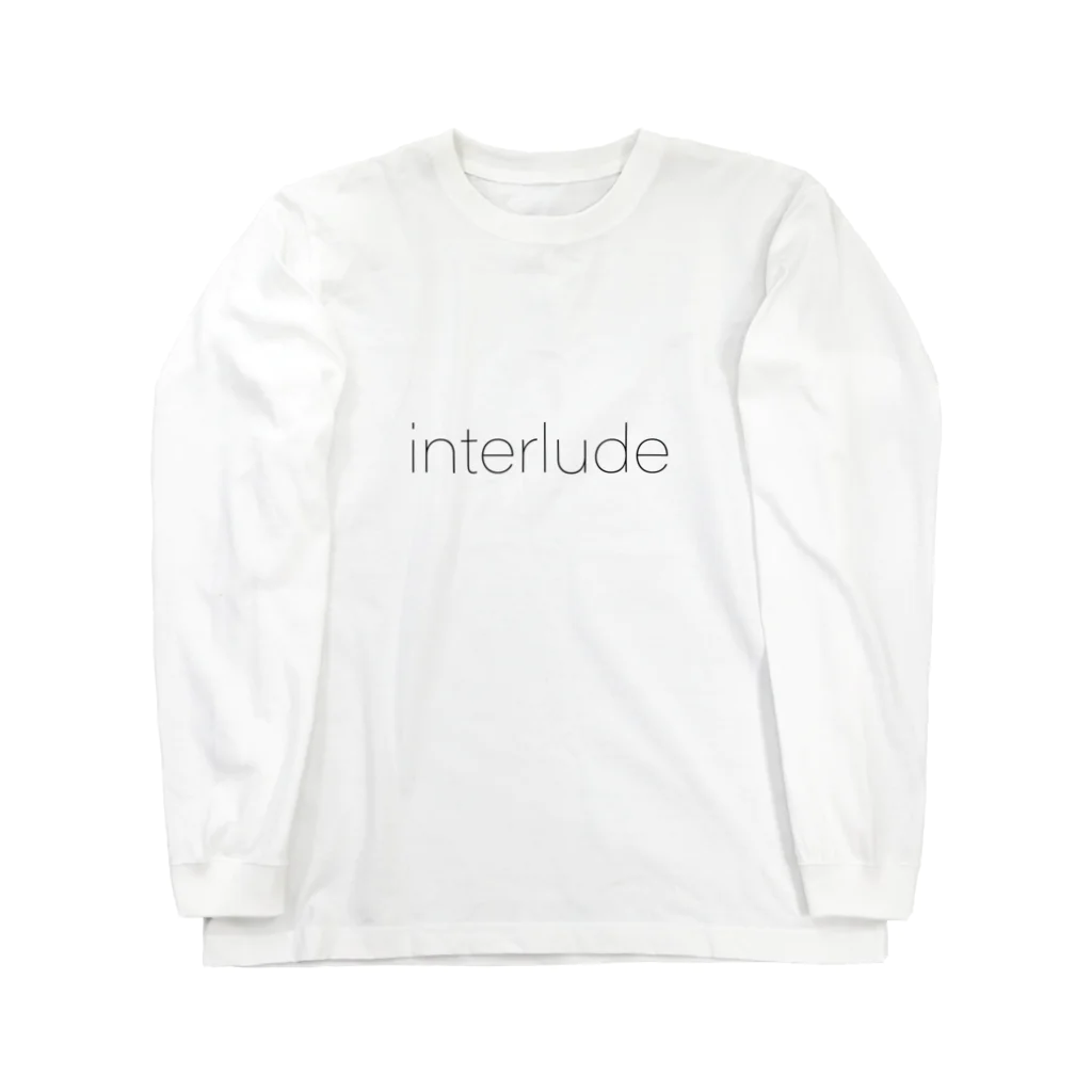 interludeのinterlude LOGO Long Sleeve T-Shirt