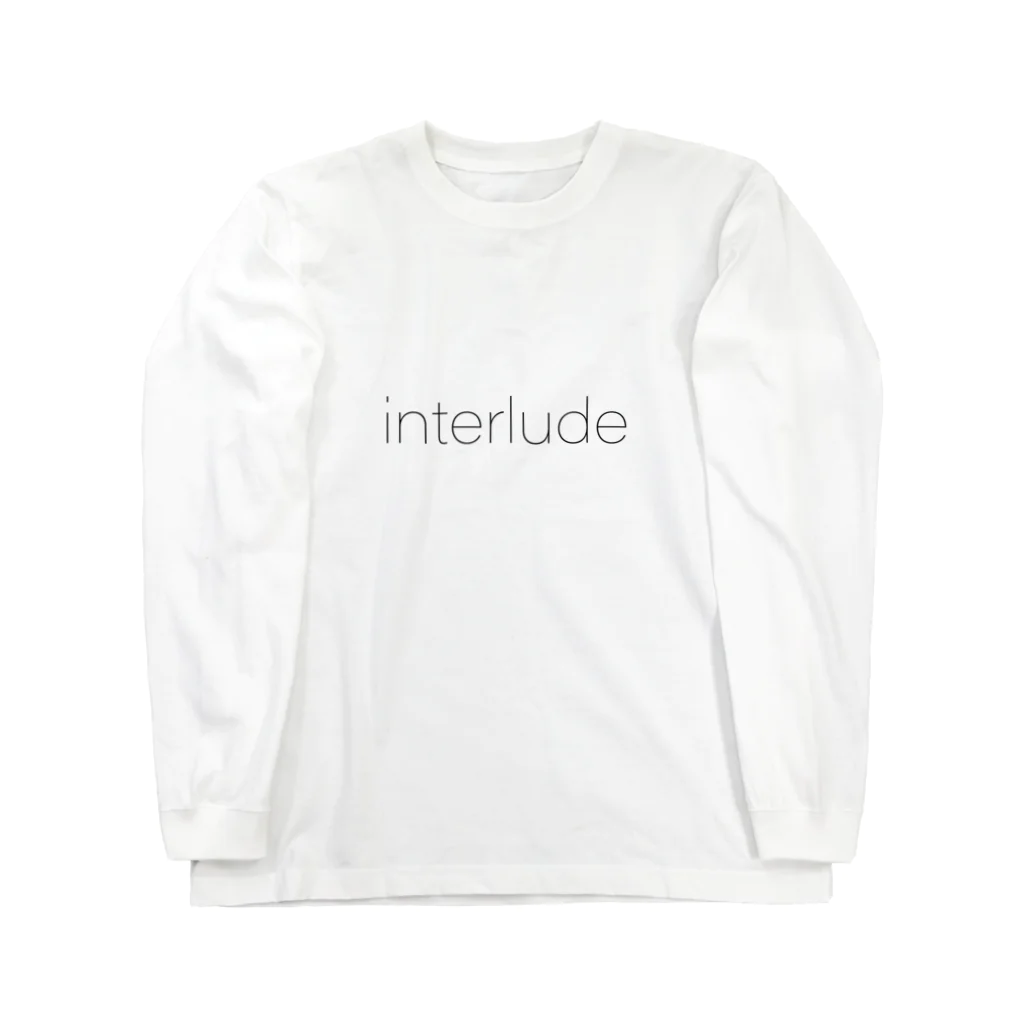 interludeのinterlude LOGO ロングスリーブTシャツ