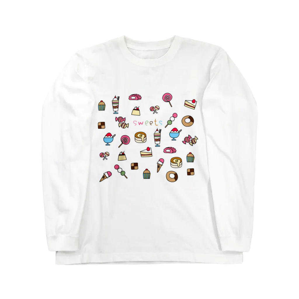 麦畑のお菓子イラストsweets Long Sleeve T-Shirt