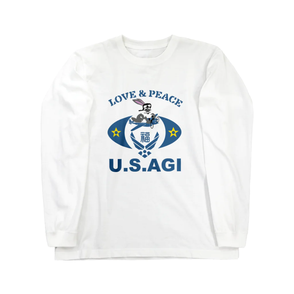 ビースリーのU.S.AGI(ウサギ) ロングスリーブTシャツ