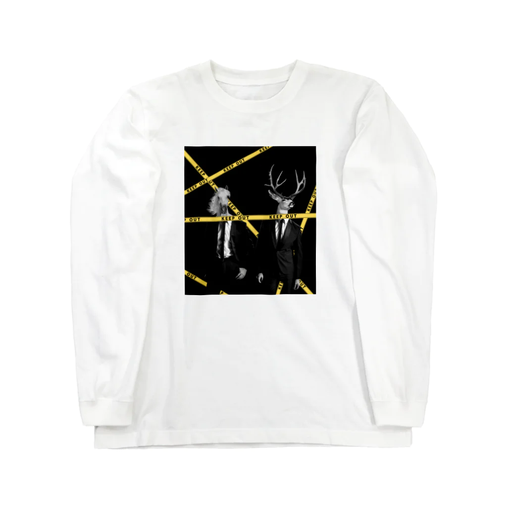 ANOTHER GLASSのKEEP OUT Long Sleeve T-Shirt