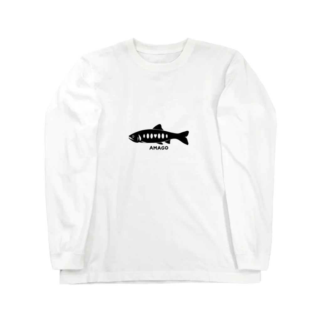 まる屋のAMAGOグッズ Long Sleeve T-Shirt