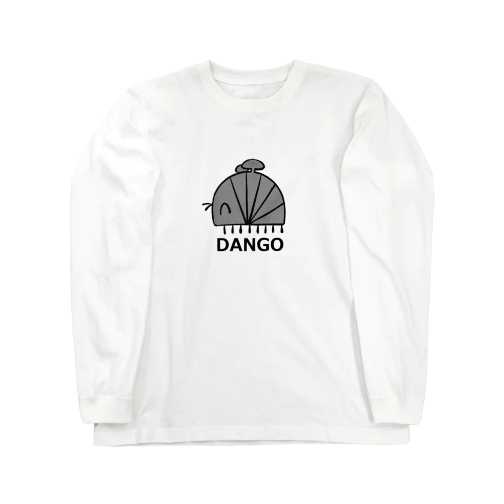 だんごむし売り場のだんごむし ロングスリーブTシャツ