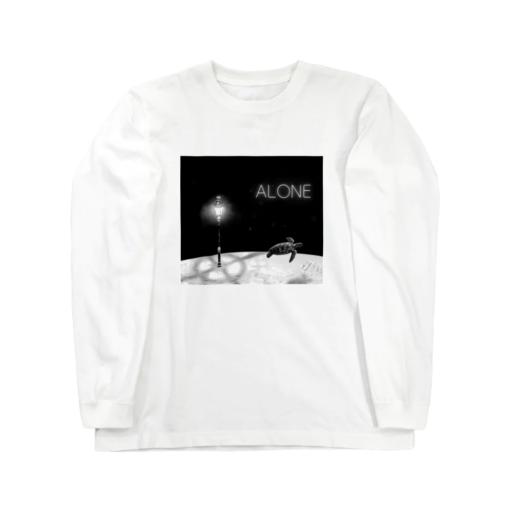 ANOTHER GLASSのALONE ロングスリーブTシャツ