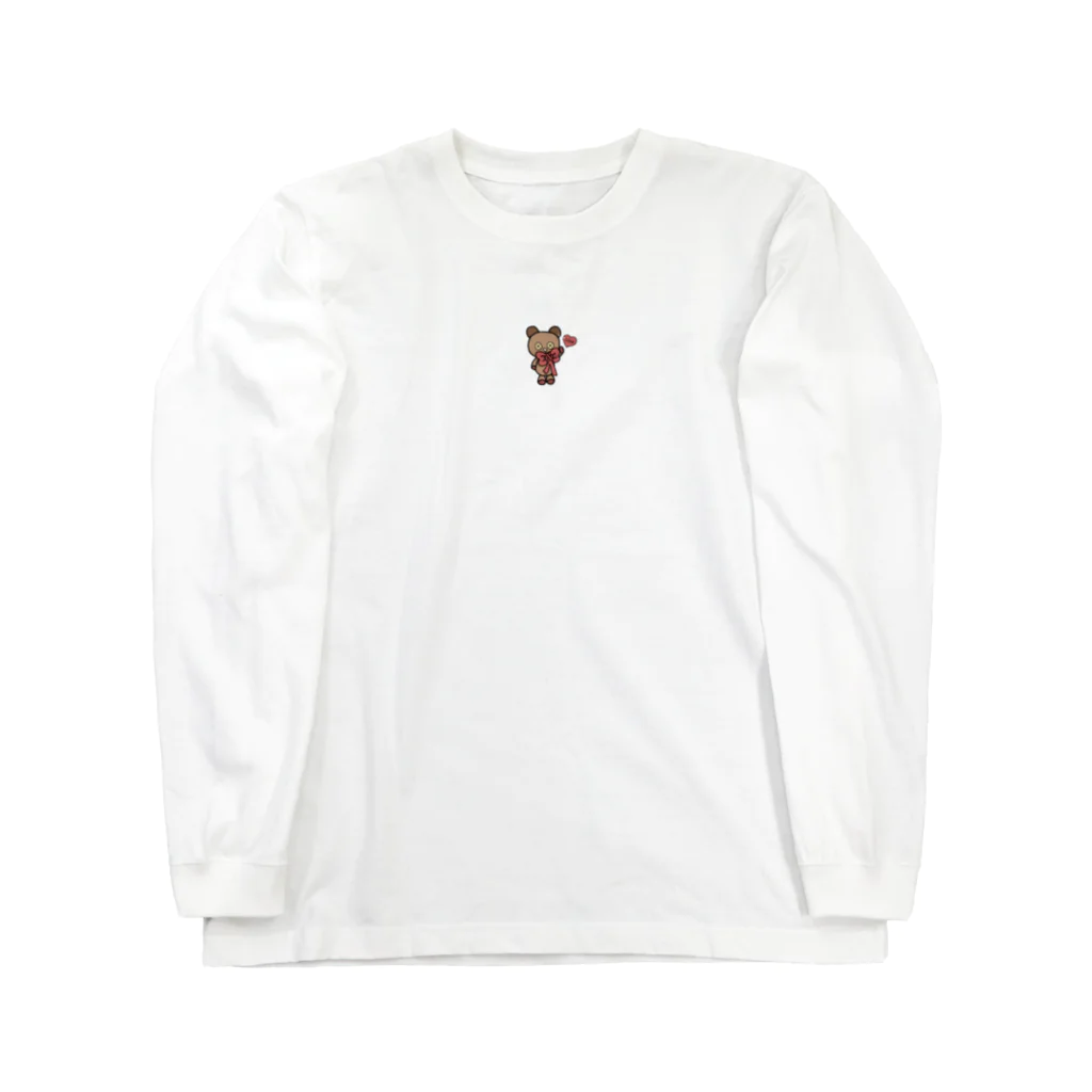 8083のTeddy Love(ハートタグ) Long Sleeve T-Shirt