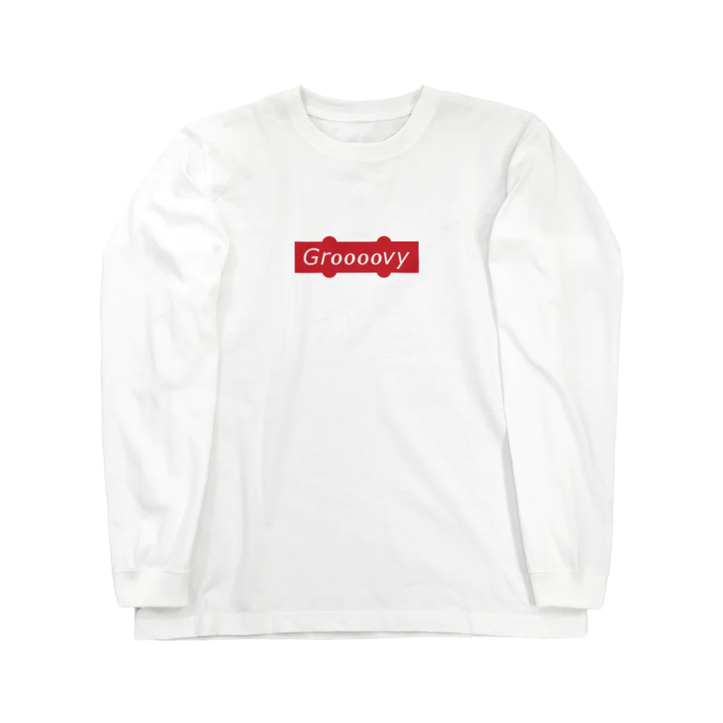 cocoroalのGroooovy - JB Pickup box logo 롱 슬리브 티셔츠