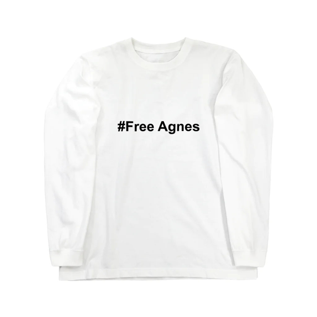 mo-mo-suzuの#Free Agnes ロングスリーブTシャツ