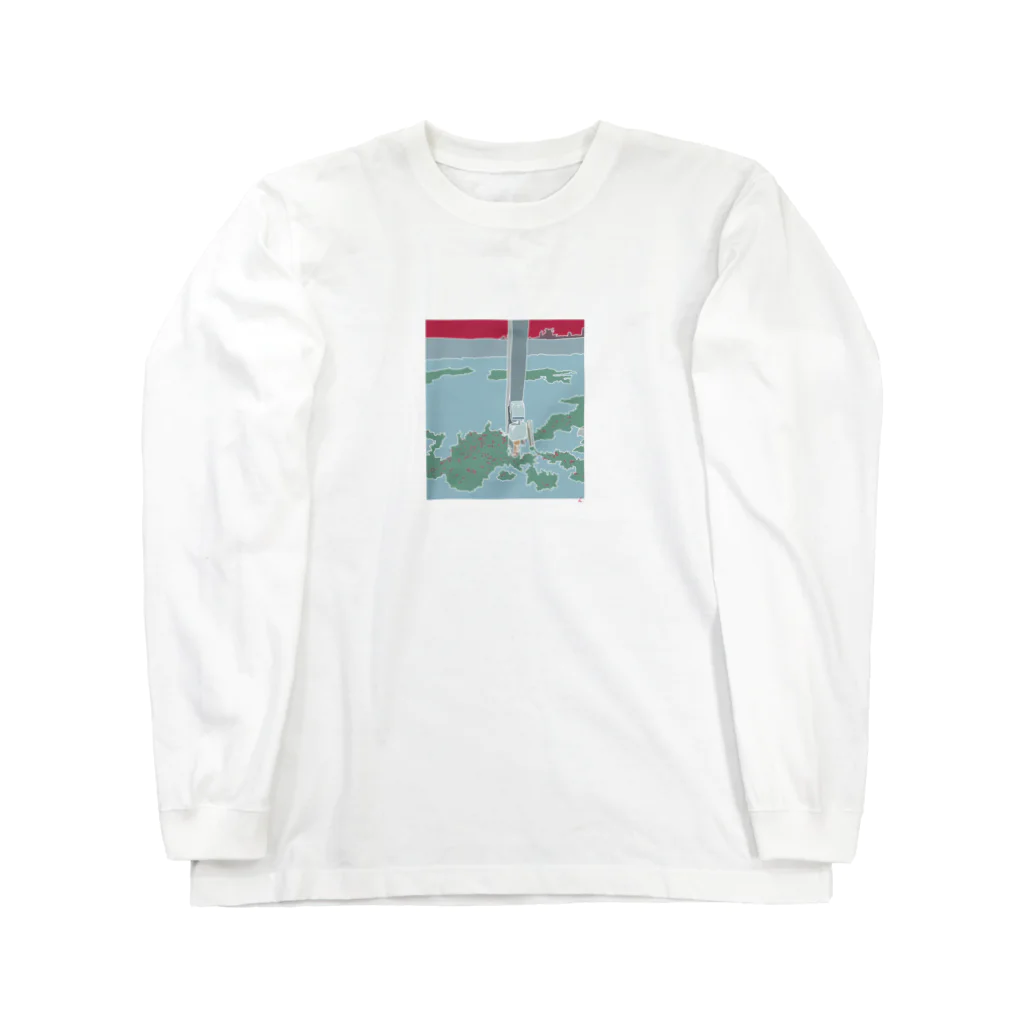 佐々木製作 スズリ工場のスクラップ Long Sleeve T-Shirt