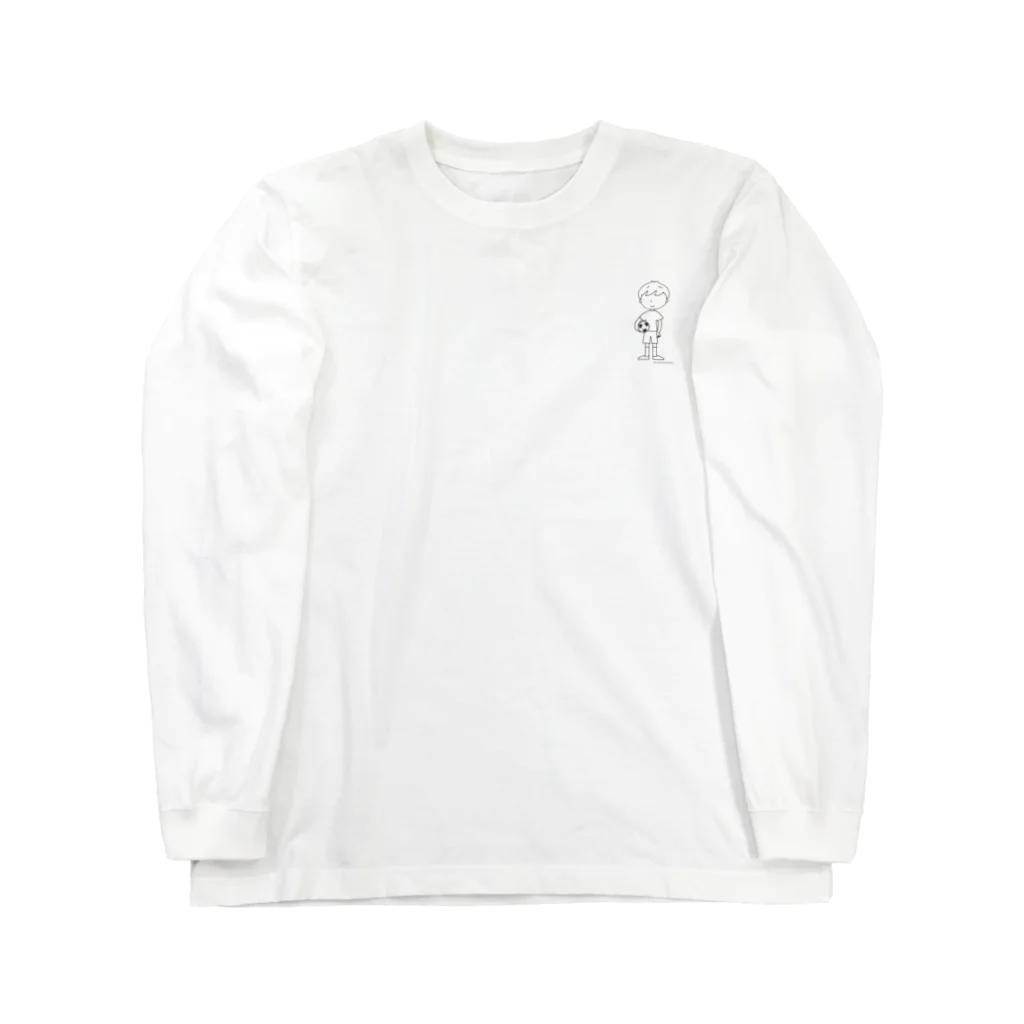 cumincuminのサッカーボールと少年(x) Long Sleeve T-Shirt