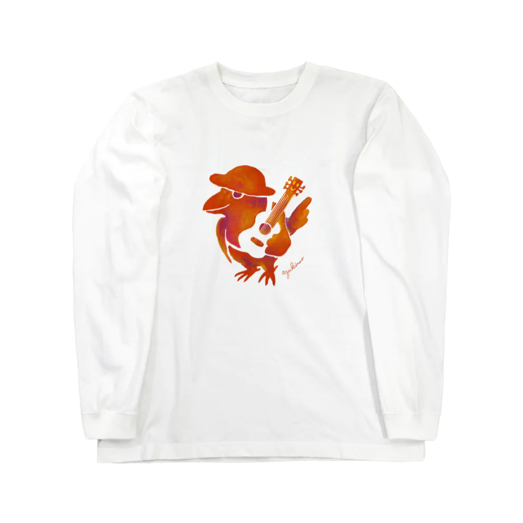 あかるいみらいけんきゅうじょのギターカラス♪ Long Sleeve T-Shirt