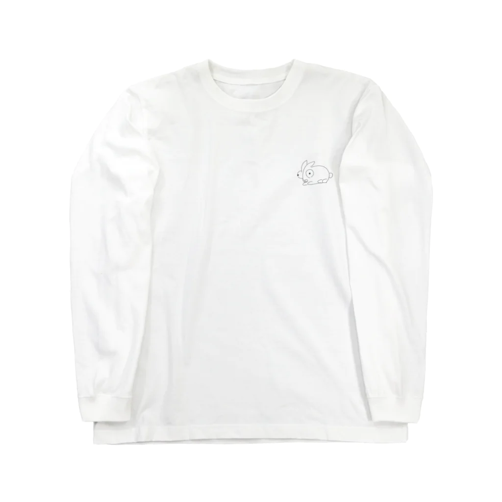 T-ETOの走れウサピー Long Sleeve T-Shirt