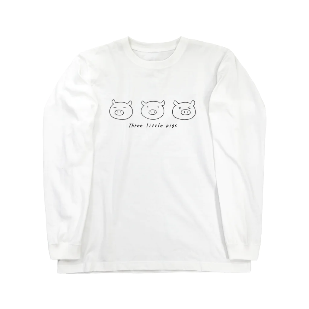 kazukiboxの3匹の子豚 Long Sleeve T-Shirt