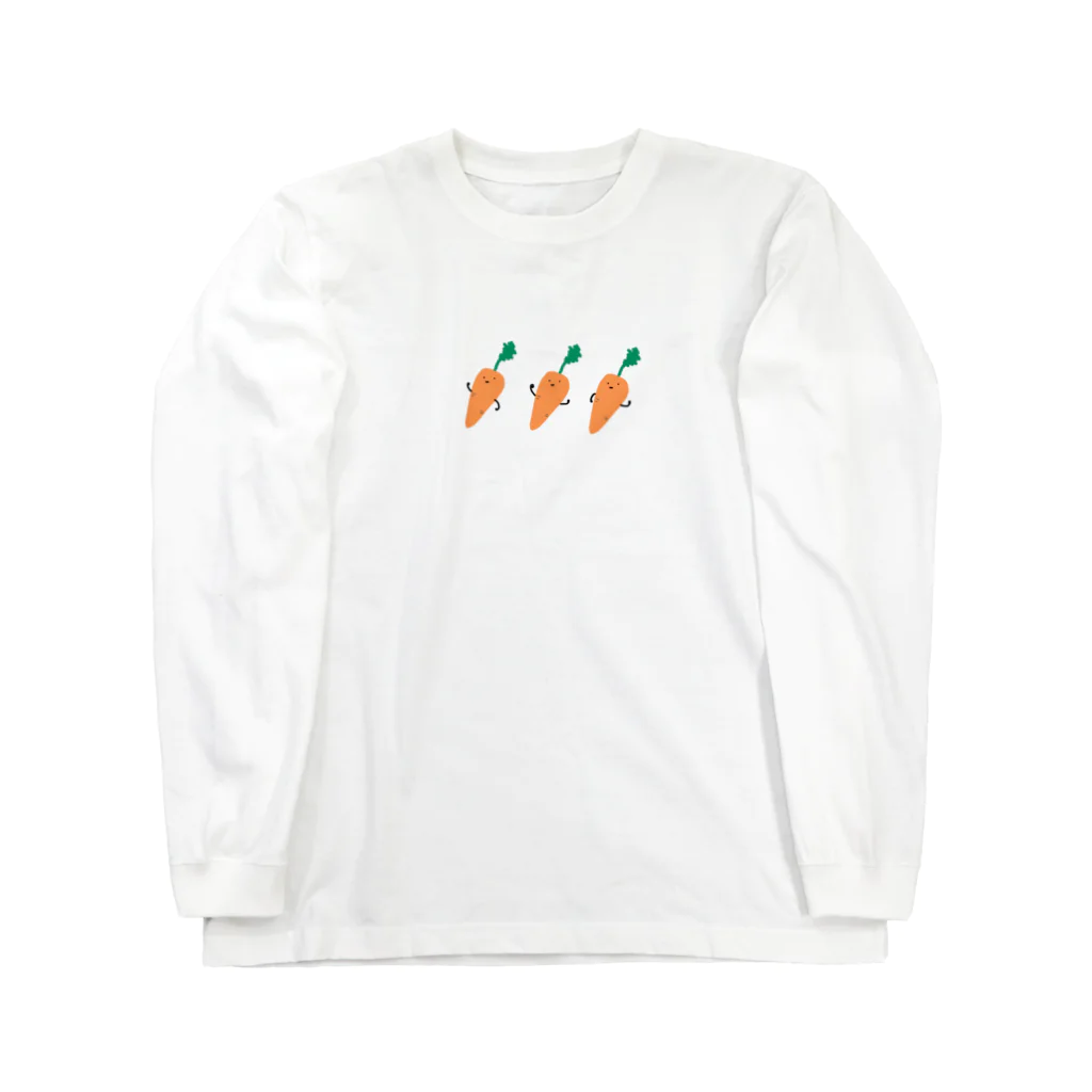 natsu_soraのにんじんくん🥕 ロングスリーブTシャツ