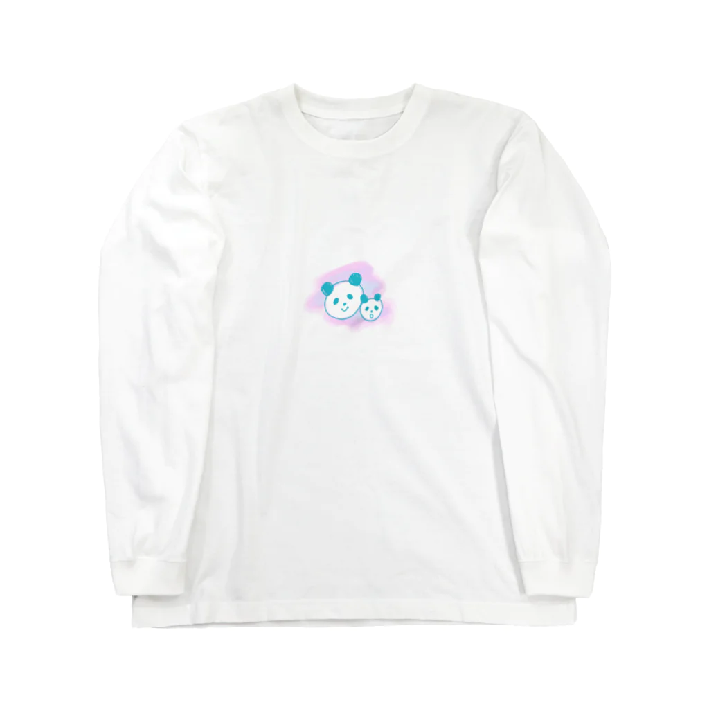 タビーランドの中小パンダ Long Sleeve T-Shirt