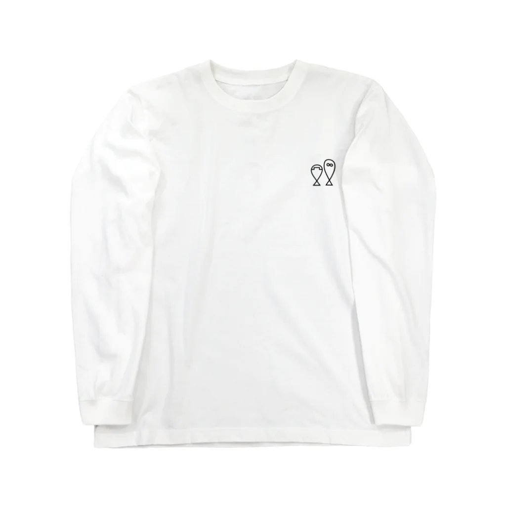 にぼしいわしグッズの立ち魚 Long Sleeve T-Shirt